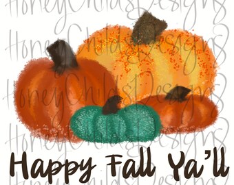 Happy Fall Yall PNG