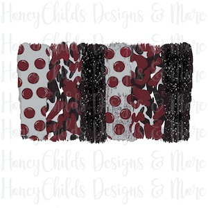 Maroon and Grey funky Polka PNG SUBLIMATION