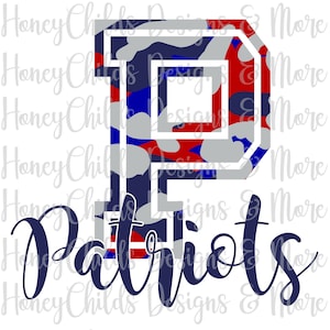 Patriots Camo PNG SUBLIMATION