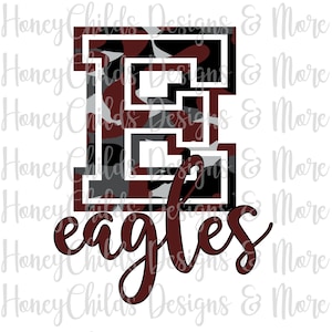 Adler Maroon Camo PNG ublimation