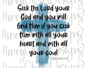 Seek The Lord PNG