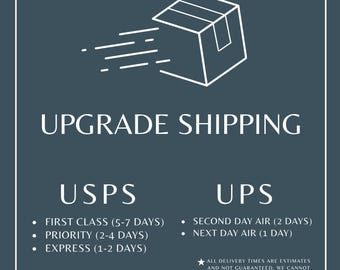 Chloe Custom Design— Shipping Upgrade
