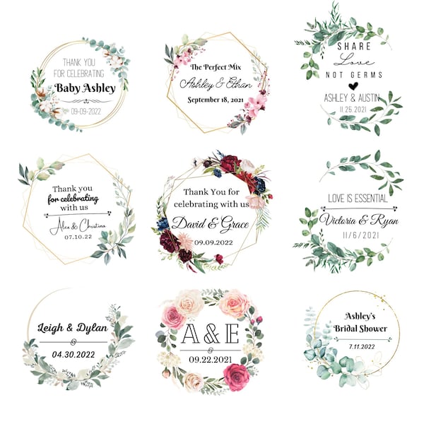 Stickers personnalisés | Étiquettes personnalisées | Étiquettes à logo rond | Stickers mariage | Étiquettes personnalisées | Autocollants d'affaires | Stickers événementiels