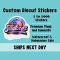 Custom Vinyl Stickers \/ Die Cut Stickers \/ Logo Stickers \/ product logo