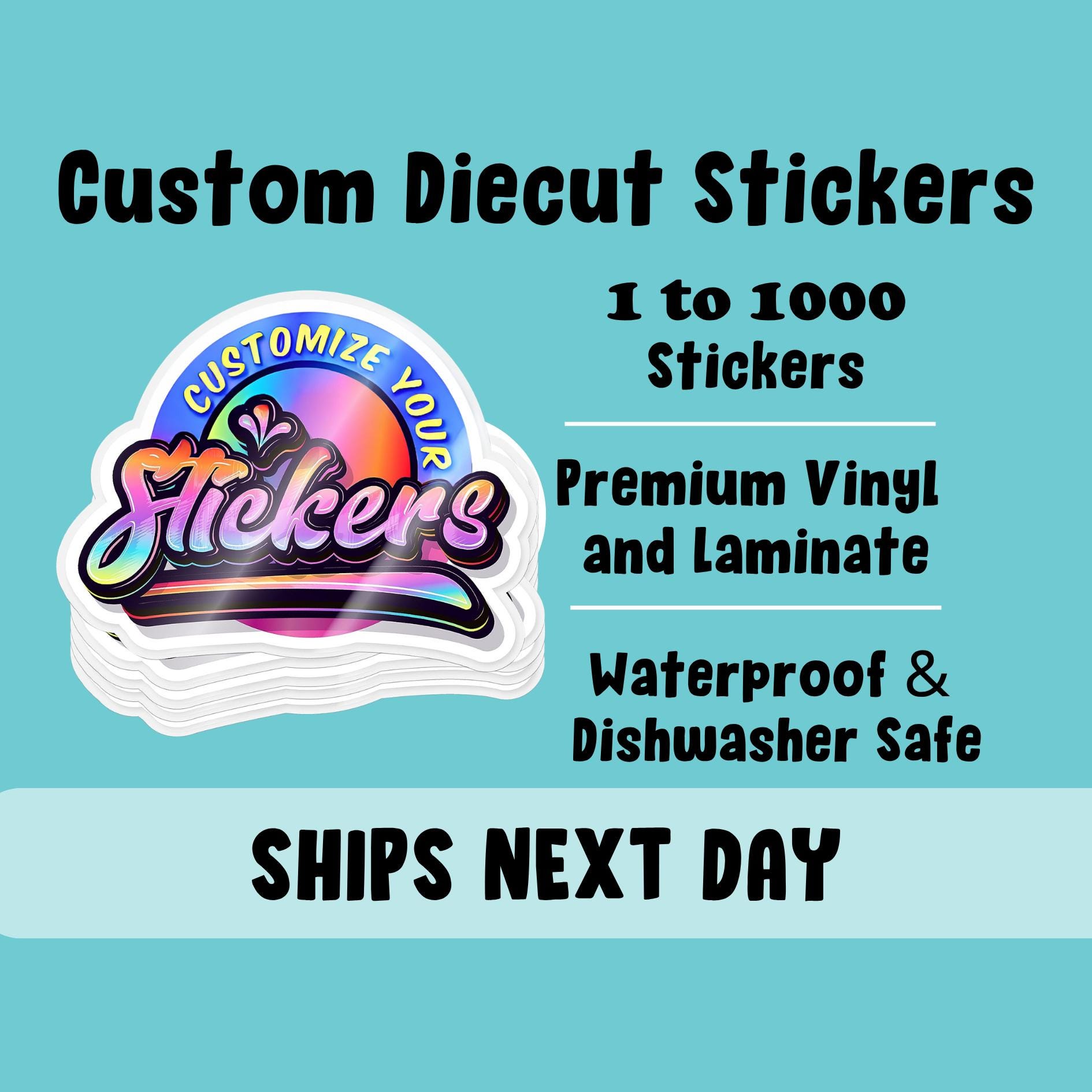 Custom Vinyl Stickers / Die Cut Stickers / Logo Stickers /