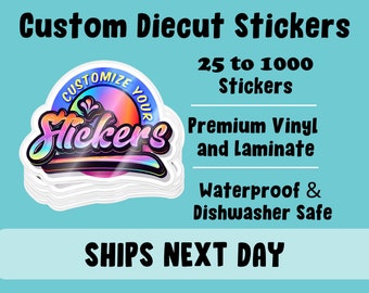 Custom Vinyl Stickers / Die Cut Stickers / Logo Stickers /