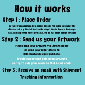 Custom Vinyl Stickers Die Cut Stickers Logo Stickers Etsy