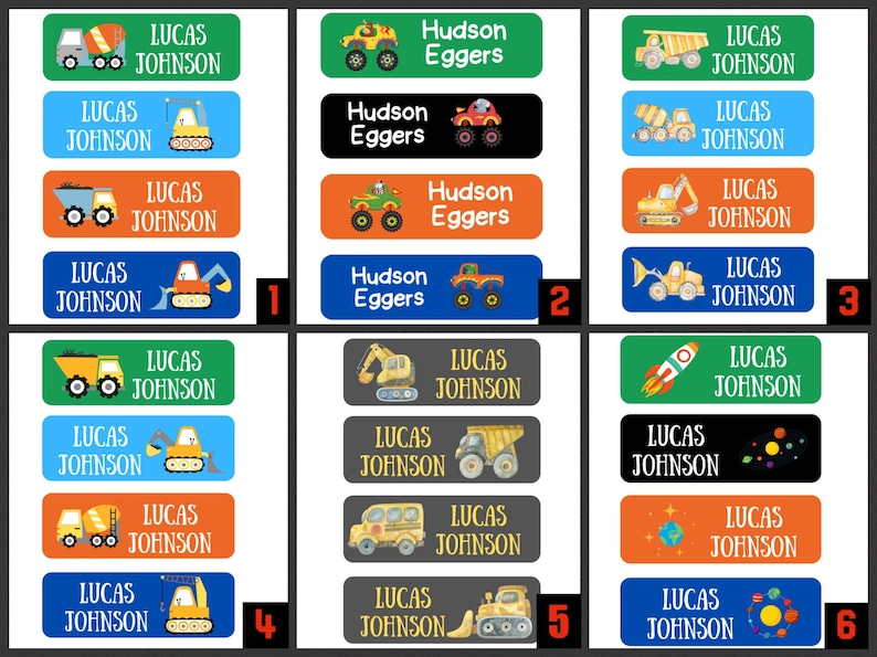 Waterproof Daycare Labels Dishwasher Safe Preschool Labels Etsy