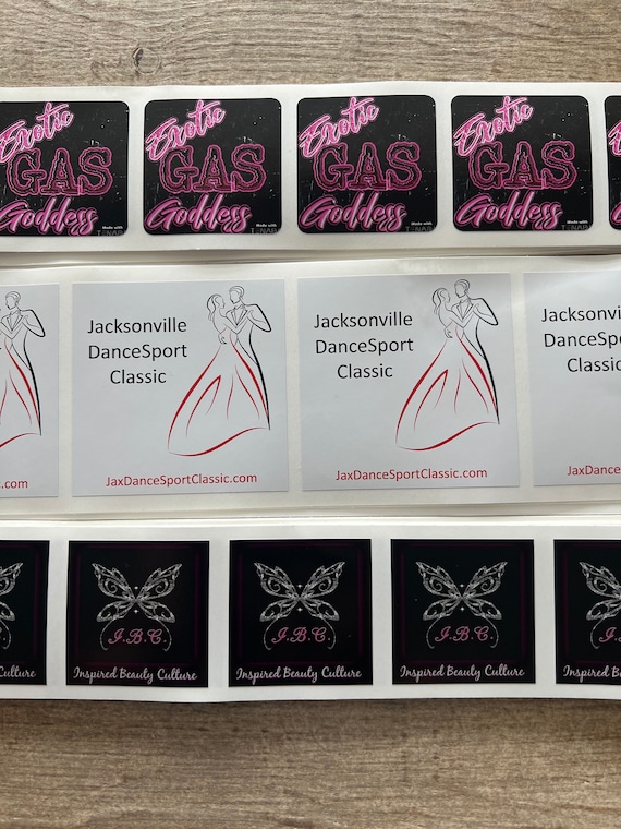 150 Adesivi In Vinile Fustellati Personalizzati Con La Tua Fantastica Grafica Del Logo / Tagliati In Qualsiasi Forma - Italia - Foto 12