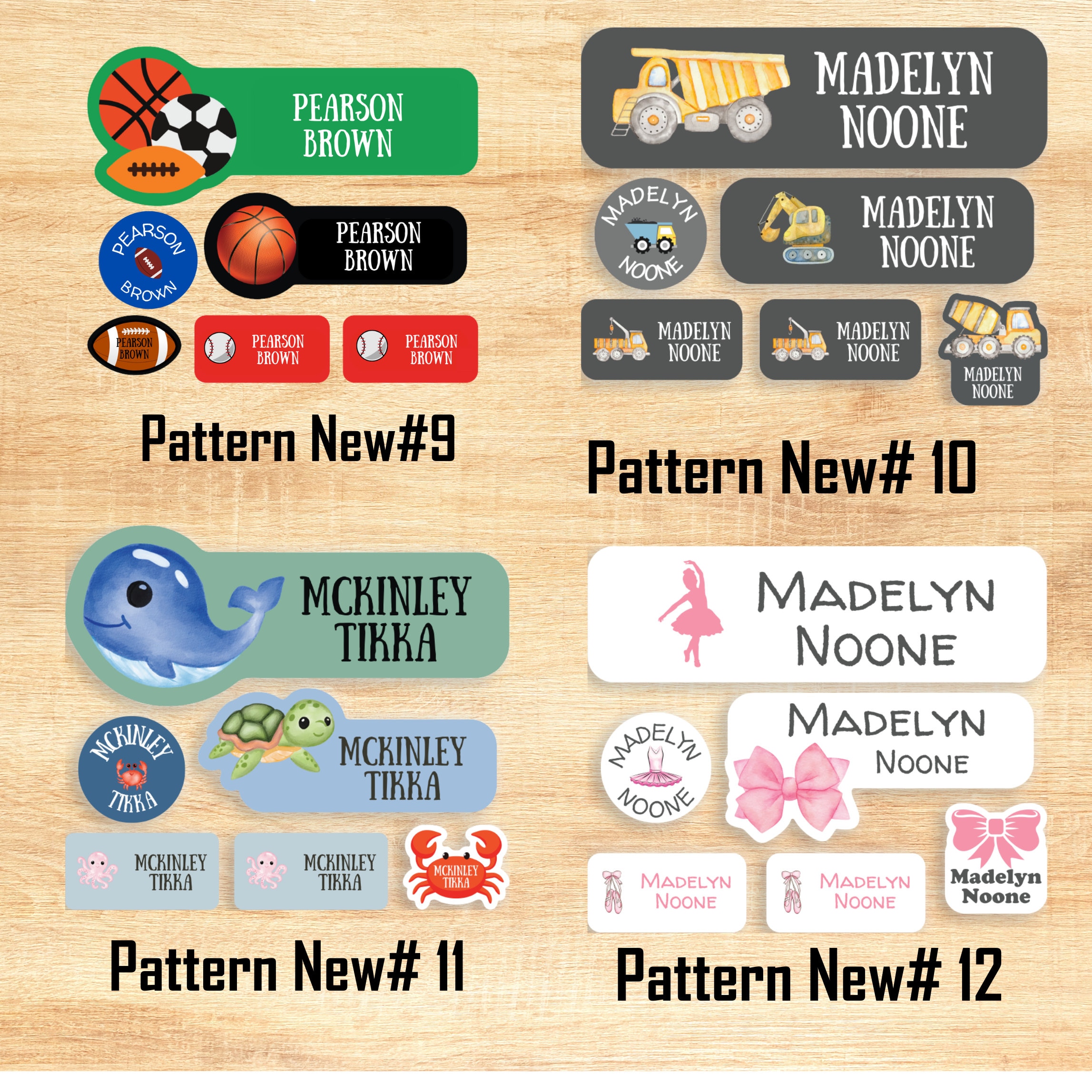 Name Labels For Daycare 320 PCS Baby Bottle Labels For Daycare - Waterproof Name Stickers For Kids Supplies, Lunch Boxes & Bottles Daycare Labels For Kids