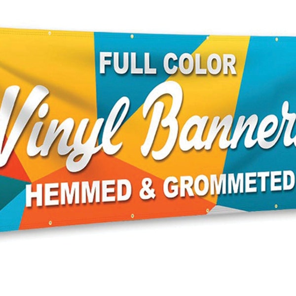 Pancartas de vinilo personalizadas a todo color