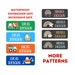 Waterproof Daycare Labels - Dishwasher Safe - Preschool Labels - Name Stickers - School Supply Labels - Name Labels for School Supplies
