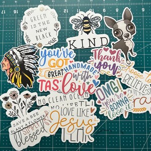 Custom Die Cut Vinyl Waterproof Stickers / Custom Vinyl Stickers ...