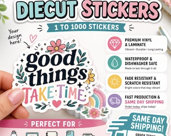 Custom Vinyl Stickers / Die Cut Stickers / Logo Stickers /