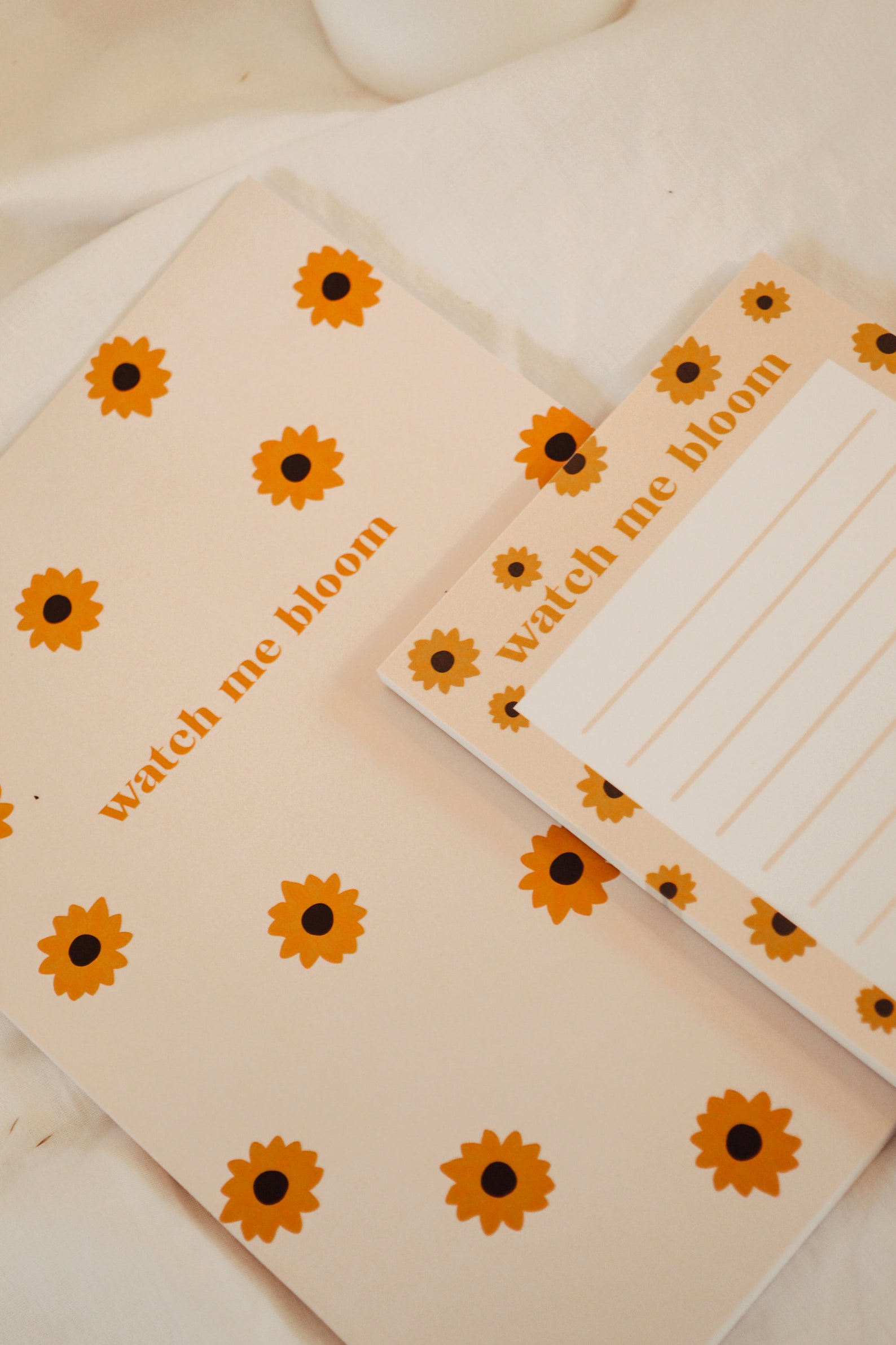 Watch Me Bloom / Notebook and List Set - Etsy Denmark