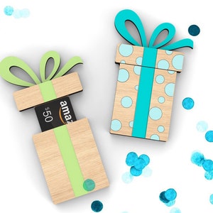 Geschenkkartenhalter mit Personalisierung | Kommerzielle Lizenz | Geschenkidee | geschnitten Datei