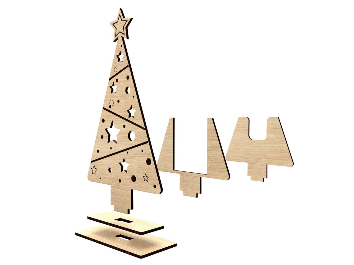 Christmas Tree Gift Card Holder Personalized Holiday Gift Etsy