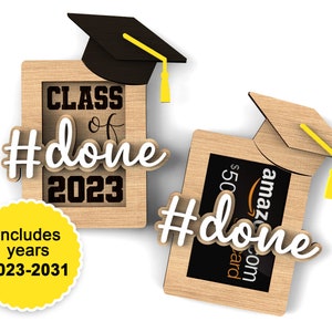 Graduation Gift Card Holder | Class of 2024 | End of the Year Gift SVG ...