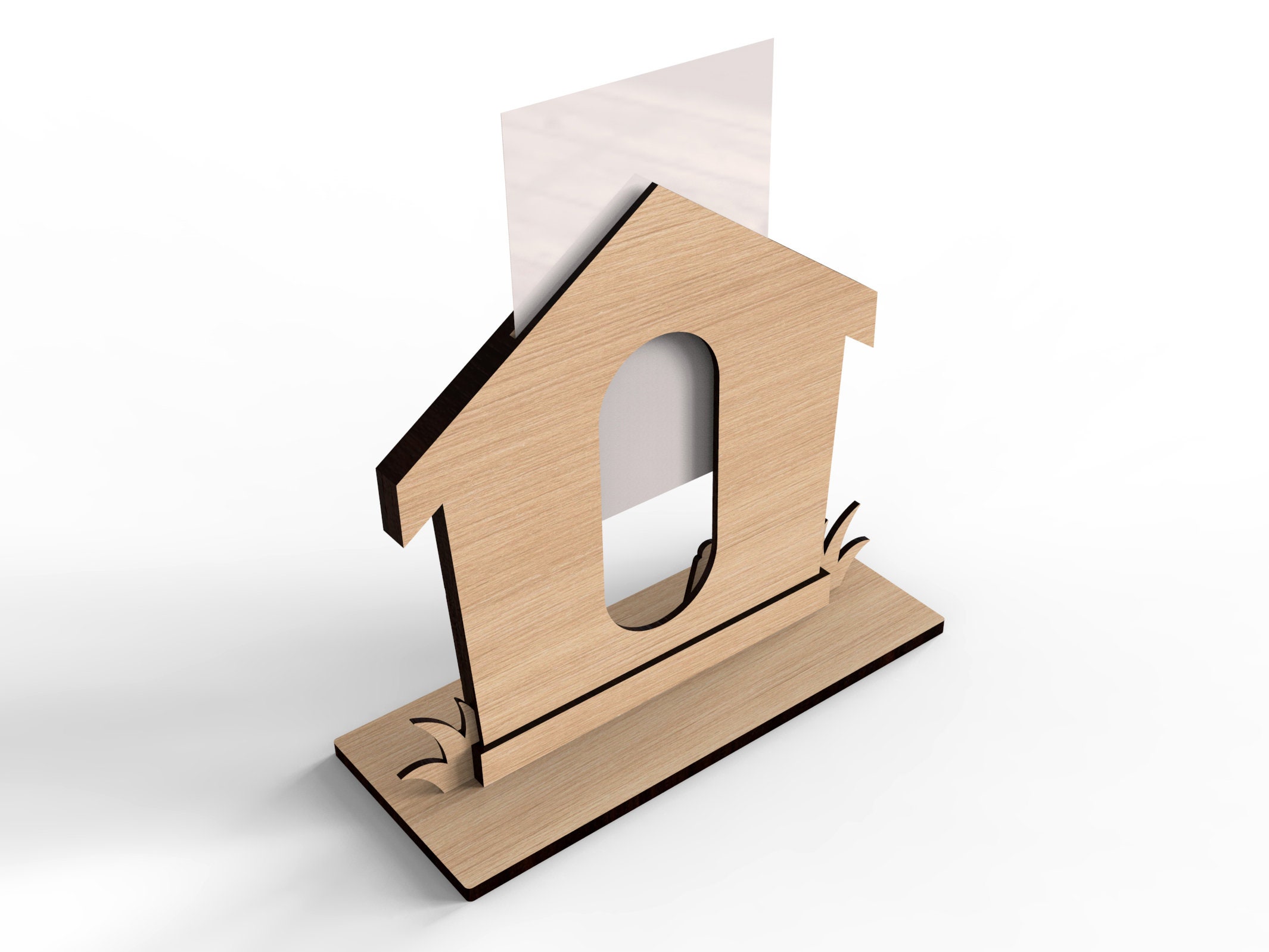 Dog House Photo Frame Laser Cut Files Vector Pattern Files Etsy