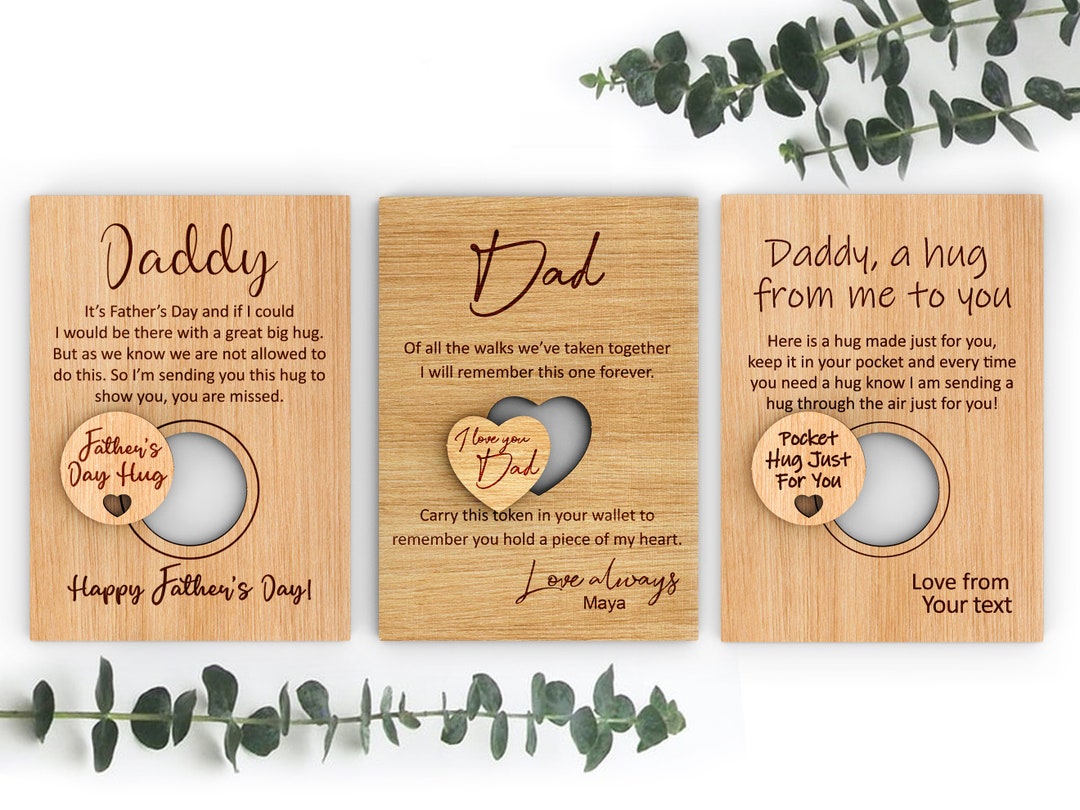 Father S Day Card With Wooden Token Bundle Of 3 Svg Laser Ready Cut Father S Day Card With Wooden Token Bundle Of 3 Svg Laser Ready Cut
