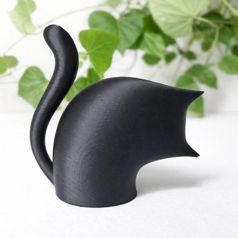 Cute Cat Figurine STL & 3MF | 3D Printable Cartoon Cat | Desk Decor | Easy Assembly + One-Piece Print | Commercial Use