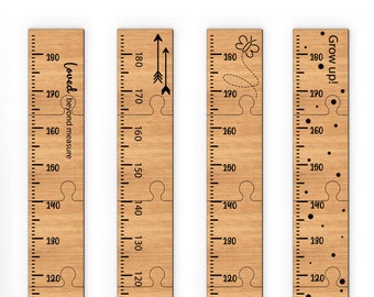 Messlatte Messlatte 180 cm |  SVG-Dateien bündeln | Dateien für GLOWFORGE SVG Clip Art vorbereitet. Digitale Datei zum sofortigen Download verfügbar