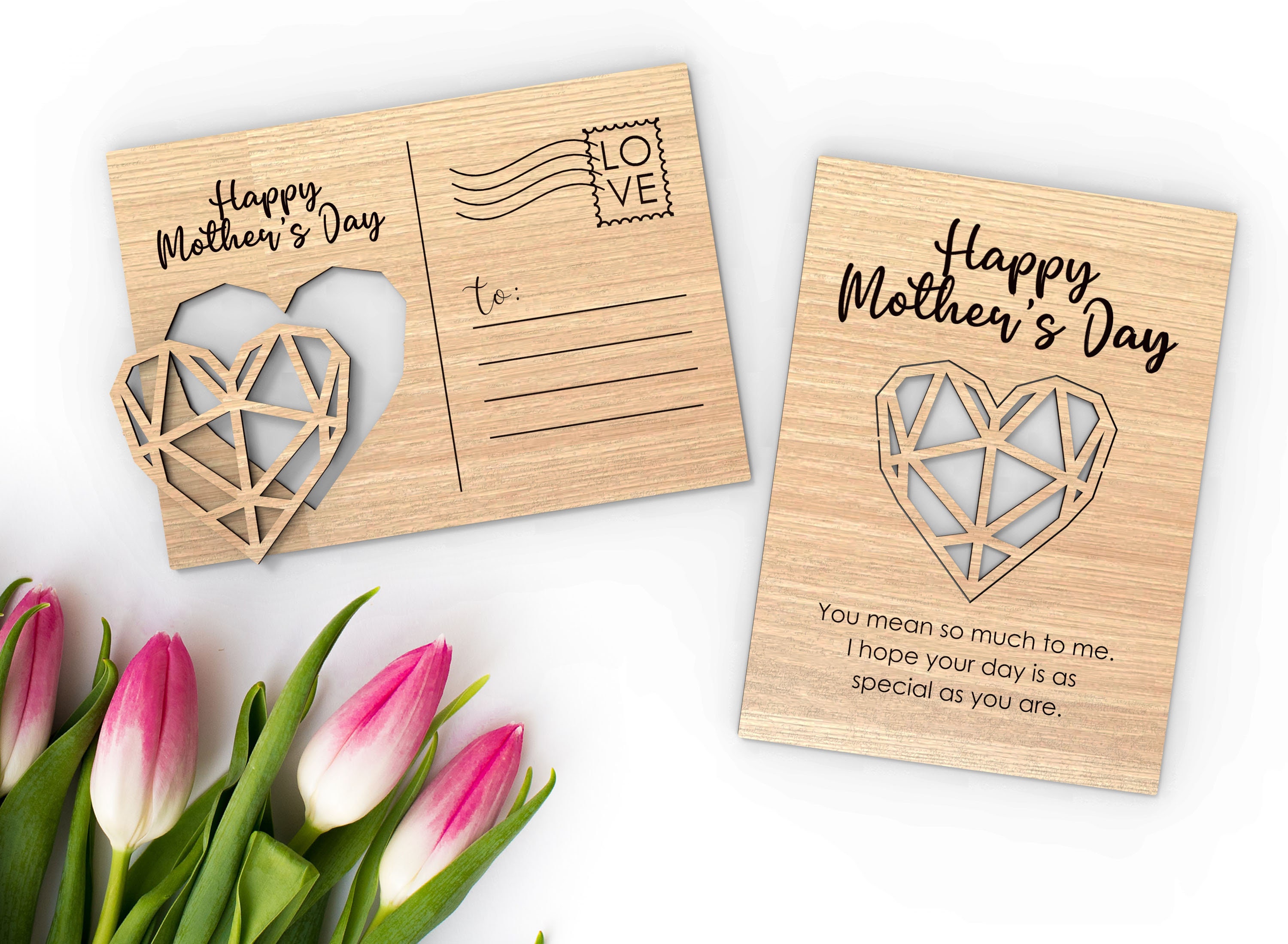 Happy Mother’s Day laser cut bundle of 5 Svg Laser-Ready | Etsy