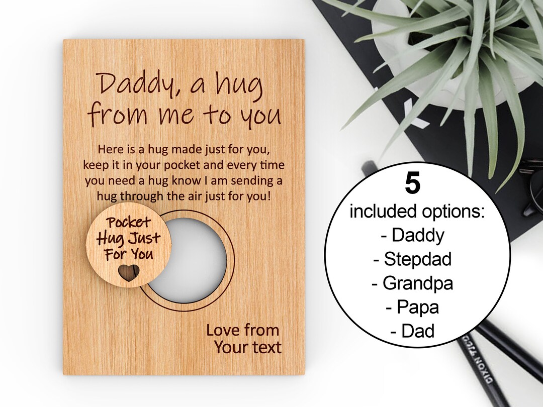Father S Day Card With Wooden Token Bundle Of 5 Cards Happy Fathers Father S Day Card With Wooden Token Bundle Of 5 Cards Happy Fathers