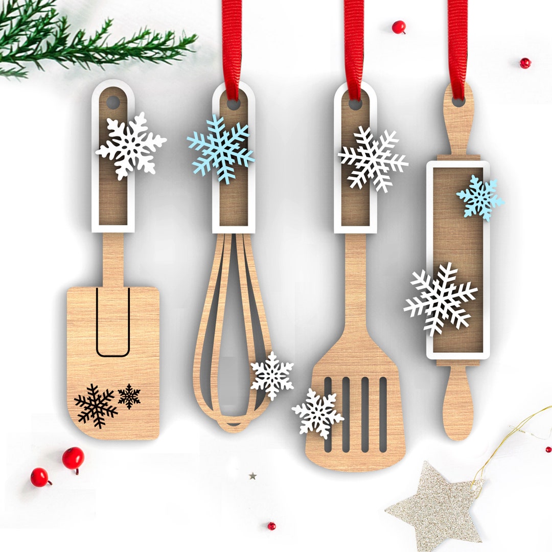 Kitchen Christmas Ornaments 