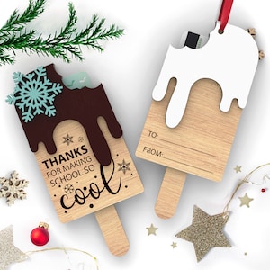 Christmas Teachers Appreciation Gift | Personalized School Teacher gift | Svg Laser-Ready Cut Files