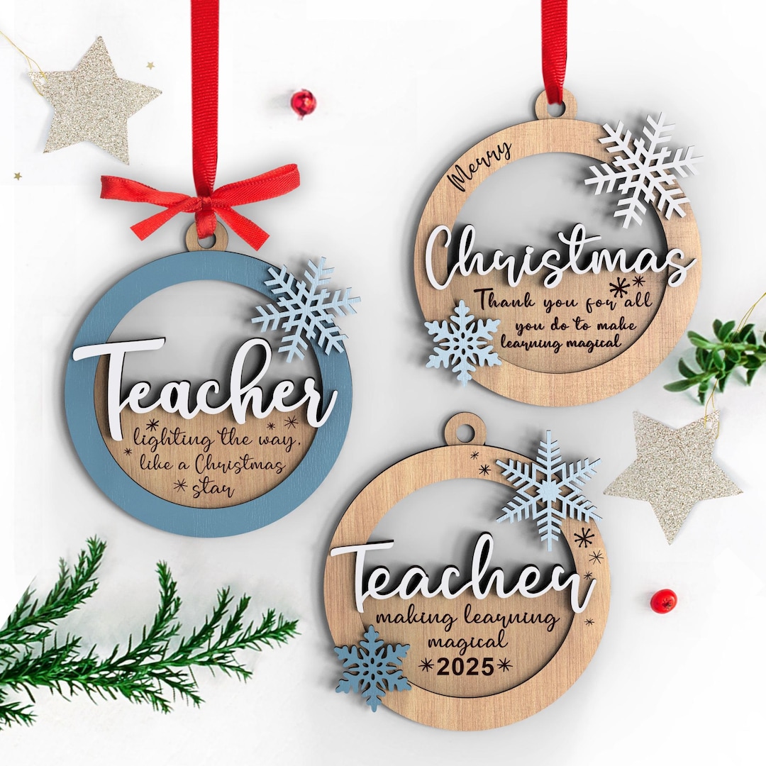 Teacher Christmas Ornaments