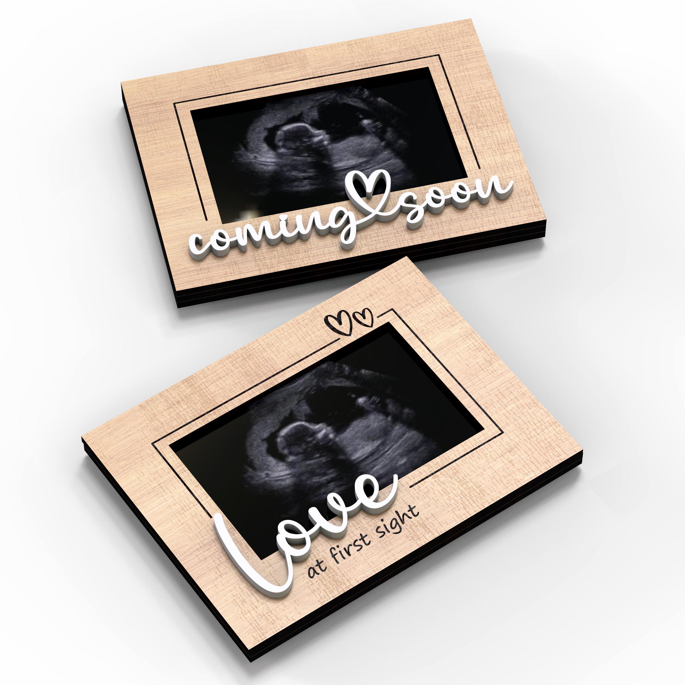 Sonogram Magnets Coming Soon | Ultrasound Fridge Magnet | Sonogram Photo Frame ...
