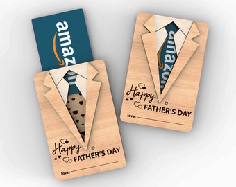 Happy Father's day gift card holder | For Dad | Svg Laser-Ready Cut Files