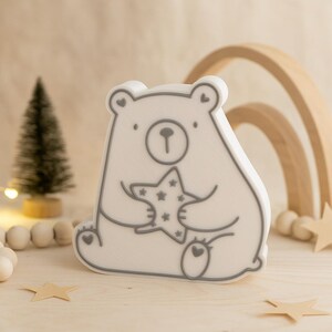 Scandinavian Christmas Holiday decor Bear 3MF STL file
