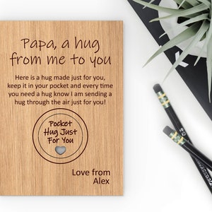 Father S Day Card With Wooden Token Bundle Of 5 Cards Happy Fathers Father S Day Card With Wooden Token Bundle Of 5 Cards Happy Fathers
