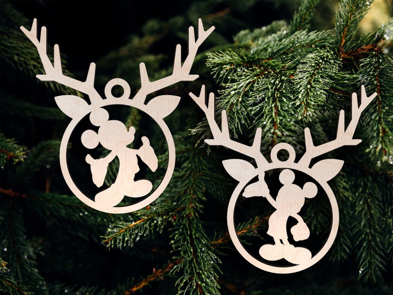 Download Christmas Disney ornament decor combo pack Svg Laser-Ready ...