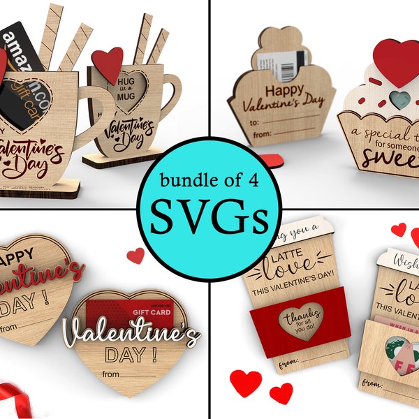 Happy Valentine's Day Gift Card Holder, Coffee Cup Gift Card Holder, Valentines Day Teacher Gift, Valentine's Day Card - Norway