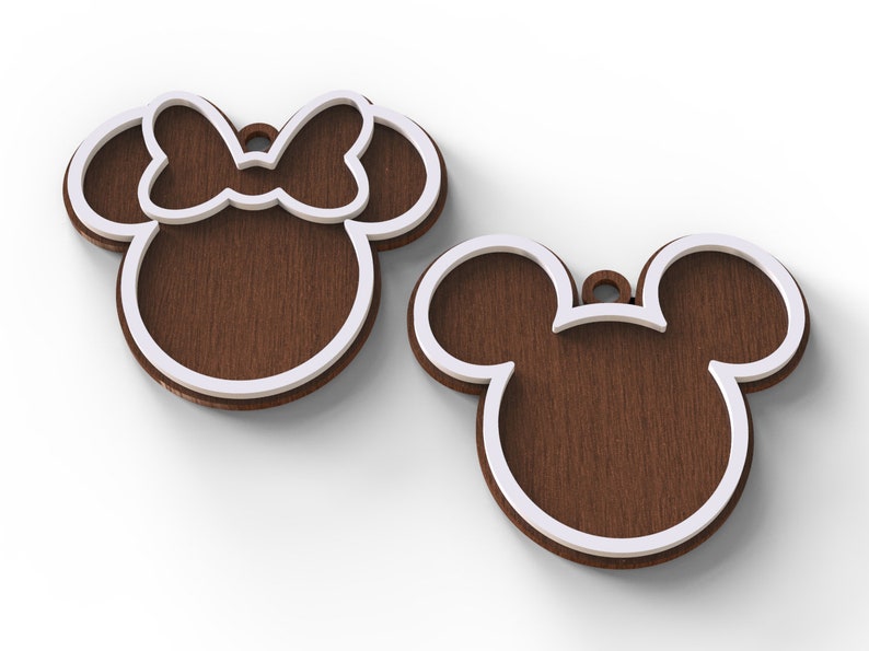Download Mickey Minnie Mouse gingerbread ornaments Svg Laser-Ready ...