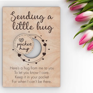 Valentijnskaart met muntzakje | Verzenden van een knuffel houten portemonnee token | Valentijnsdag glowforge svg
