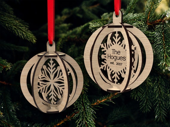 Snowflake Christmas Tree Decorations Three-dimensional