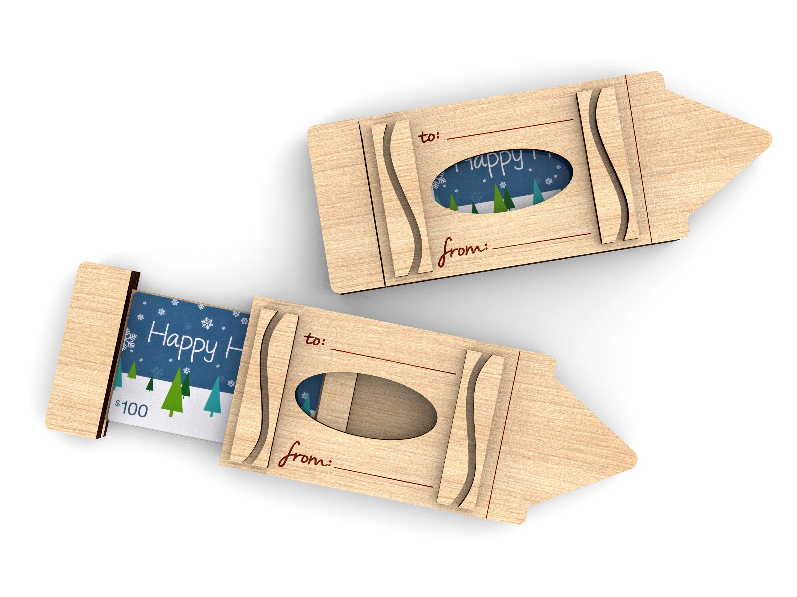 Personalized School Teacher Gift Crayon Gift Card Holder Etsy