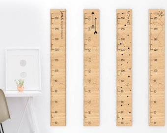 Paquete SVG de tablas de crecimiento de madera grabadas: archivos cortados con láser (descarga digital)