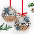 Friends Christmas Ornaments Set  | Wooden tree decor | Glowforge, Svg Laser-Ready Cut Files | INSTANT DOWNLOAD product logo