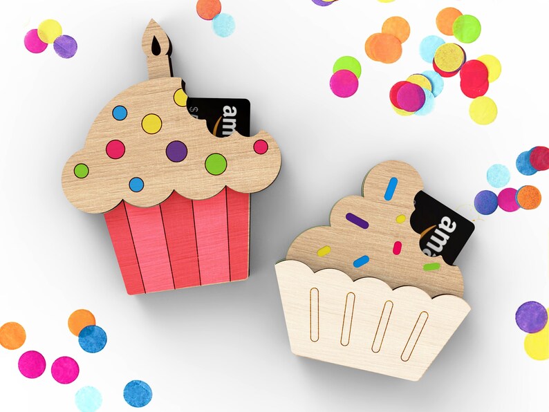 Birthday Gift Card Holder Bundle Svg Laserready Cut Files Etsy