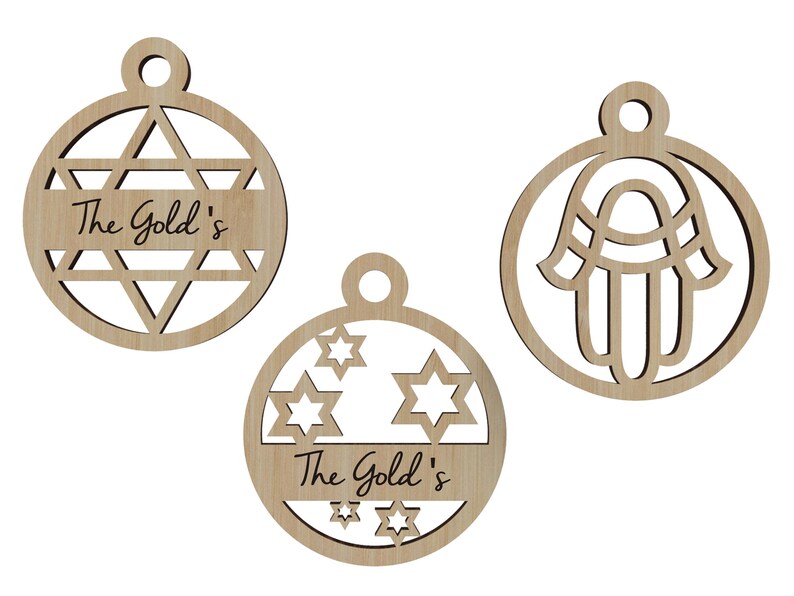 Mixed Faith Christmas Jewish Ornament Decor Svg Laserready Etsy