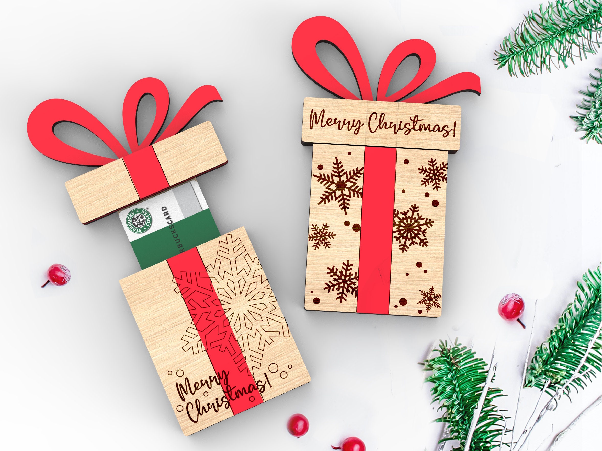 Santa & Reindeer Christmas Card Pegs 18/36 Wooden Hanging Decorations Xmas Cards 