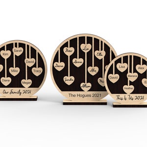 Gift for grandma from grandkids | 6-10 grandkids set- Svg Laser-Ready Cut Files