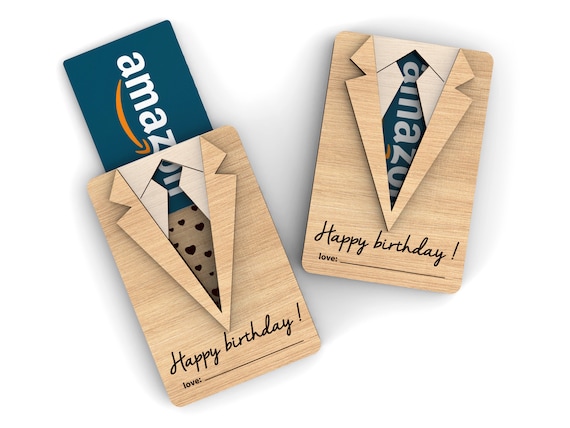 Personalized Birthday Gift Card Holder | Happy Birthday | Gift for Him |  Male Gifts | Svg Laser-ready Cut Files - Etsy