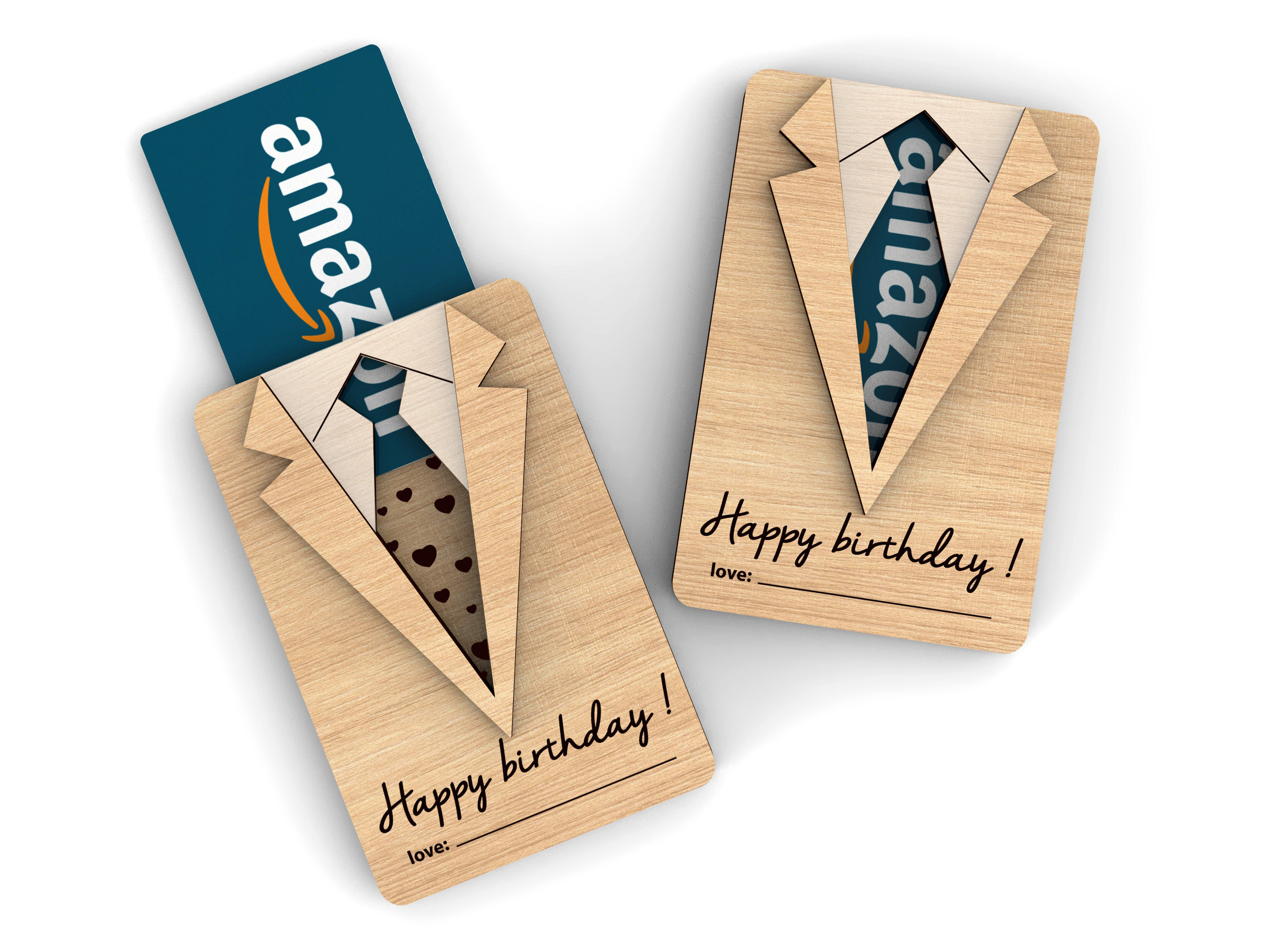 Personalized birthday gift card holder Happy Birthday Gift for him Male gifts Svg Laser-Ready Cut Files