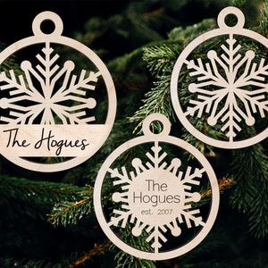 Christmas snowflake ornament decor  - Svg Laser-Ready Cut Files - INSTANT DOWNLOAD